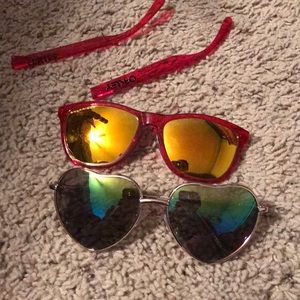 Betsey Johnson heart Oakley sunglass Lot